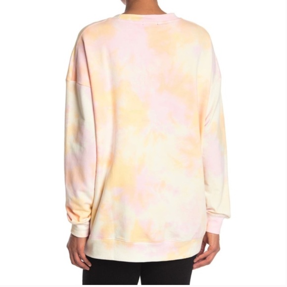 Wildfox Cotton Candy Tie Dye Set Cotton Sweatshirt & Sweatpants S - Picture 2 of 16